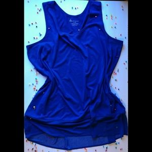 Lane bryant tunic tank blue 14/16